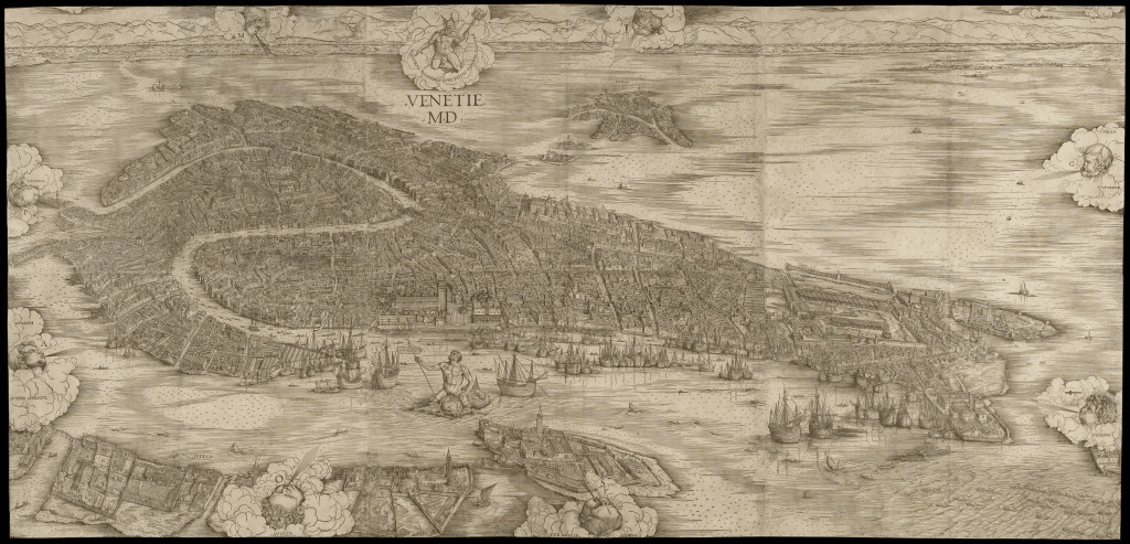 Sound map of Venice from the year 1500