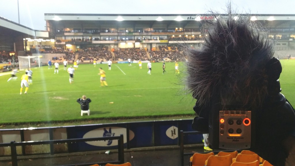 Finding the poetic at a football match