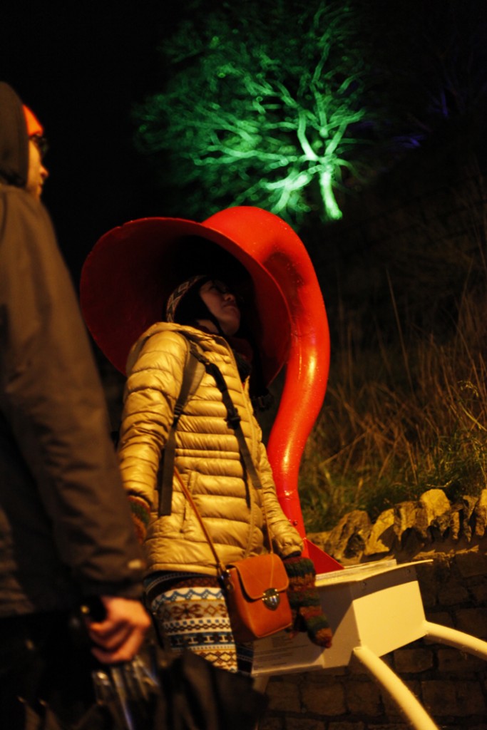Our Memoryphones installation took place last weekend all over Oxford and was a great success, with hundreds of people tuning into the interactive sculptures to hear our themed sets of recordings and reimaginations - here are some photographic highlights.