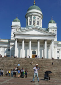 Busker in Senate Square