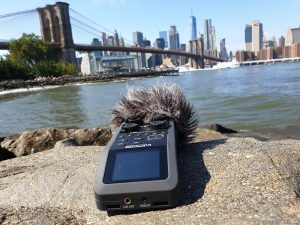 Field recording in New York City.