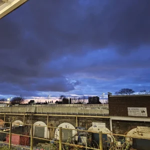 Rooftop view of Peckham, London